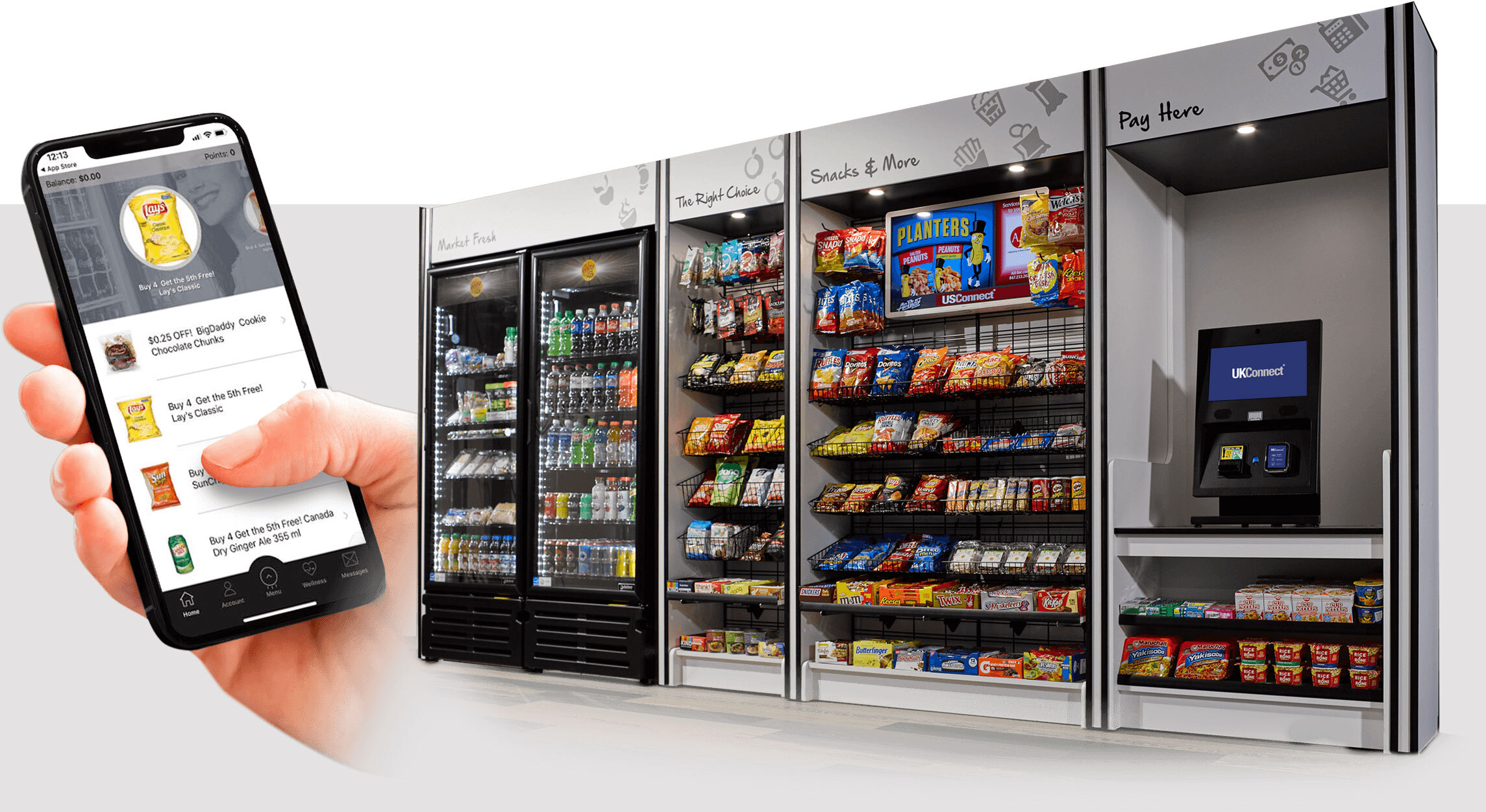 Self checkout micro market Self checkout micro market